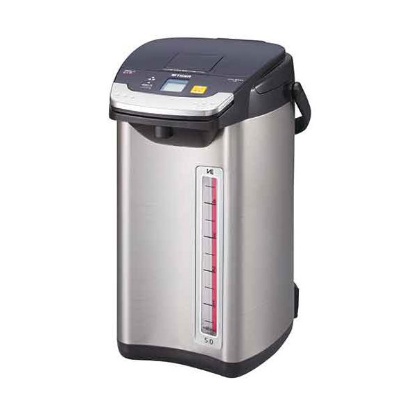 タイガー魔法瓶蒸気レスVE電気まほうびん とく子さん 5.0L ブラック PIE-A501K 1台 黒 送料無料