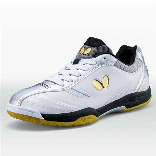 Butterfly（バタフライ） 卓球シューズ BUTTERFLY LEZOLINE GIGU レゾライン ギグ ホワイト×シルバー 28.0cm 白
