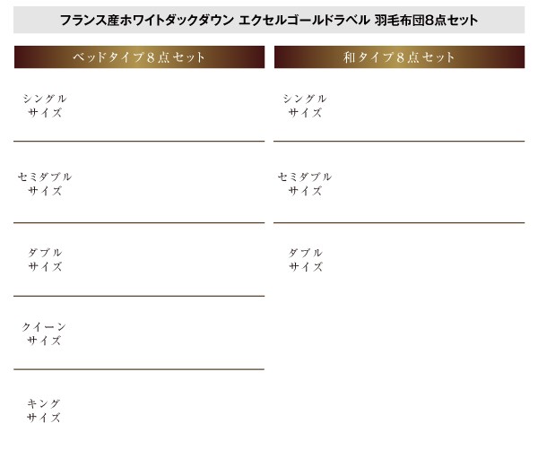HOT新作登場 羽毛布団 フランス産 エクセルゴールドラベル羽毛布団8点( 寝具幅 :シングル8点セの通販はau PAY マーケット - 株式会社夢の小屋|商品 布団・布団カバーセット 日本製 国産 防カビ 清潔 消臭 限定SALE格安