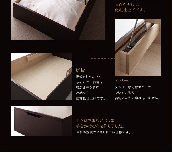 ットレス セミシングルベッド 収納付き(幅:セミシングル)(奥行:レギュラー)(深さ:の通販はau PAY マーケット - 株式会社夢の小屋|商品 茶 ダークブラウン マルチラススーパースプリングマットレス付き ページ