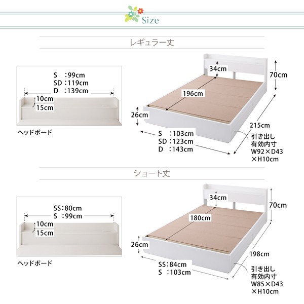 100%新品低価 セミシングルベッド 白 整理 収納付き ベッド 薄型軽量ポケットコイルマットレス付き セット 棚・コンセント付き整理 収納 ベッド( 幅 :の通販はau PAY マーケット - 株式会社夢の小屋|商品 お得定番