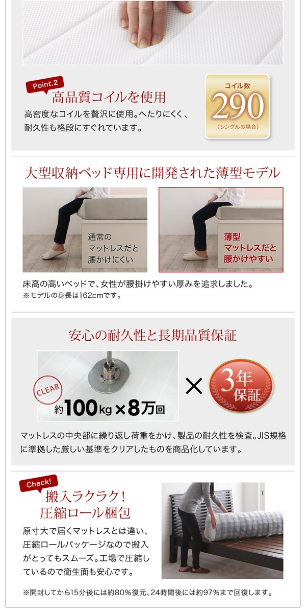 100%新品低価 セミシングルベッド 白 整理 収納付き ベッド 薄型軽量ポケットコイルマットレス付き セット 棚・コンセント付き整理 収納 ベッド( 幅 :の通販はau PAY マーケット - 株式会社夢の小屋|商品 お得定番
