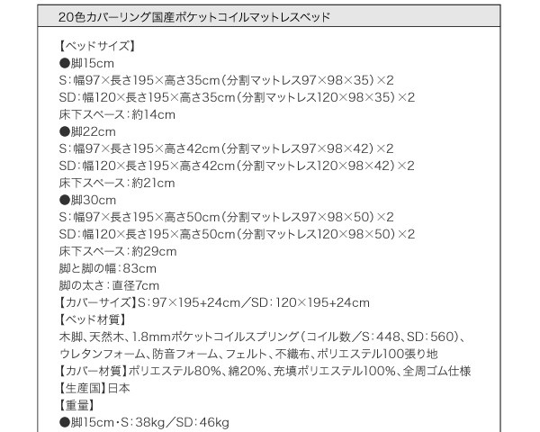 HOTお買い得 シングルベッド :レギュラー)( 脚長 の通販はau PAY マーケット - 株式会社夢の小屋|商品ロ マットレスベッド 新・色・寝心地が選べる!20色カバーリングマットレスベッド( 幅 :シングル)( 奥行 驚きの破格値SALE