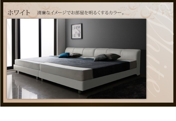 限定SALE人気 クイーンサイズベッド モダンデザインレザーベッド( 幅 :クイーの通販はau PAY マーケット - 株式会社夢の小屋|商品 黒 連結ベッド 国産 日本製 カバーポケットコイルマットレス付き セット 特価正規品