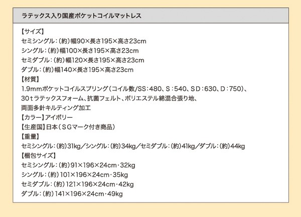 正規品好評 ダブルベッド 茶 連結ベッド ポケットコイルマットレス付き セット 親子で寝られる・将来分割できる連結ベッド( 幅 :ダブル)( 奥行 :レギの通販はau PAY マーケット - 株式会社夢の小屋|商品 通販新品