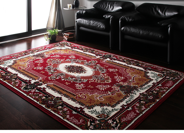 高品質，格安】 ラグ ベルギー製ウィルトン織りクラシックデザインラグ