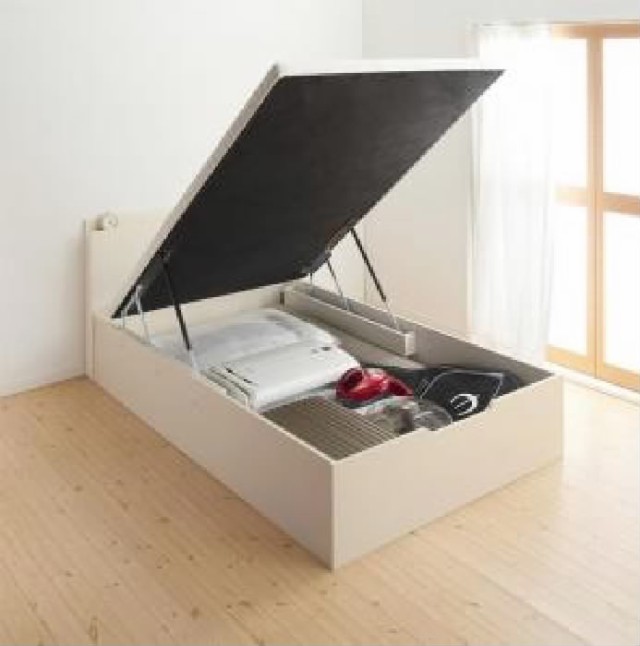 シングルベッド 茶 大容量 大型 整理 収納 ベッド用ベッドフレームのみ