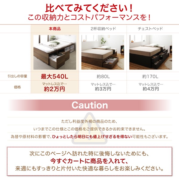 のキャンセ セミダブルベッド セット 布団で寝られる大容量 整理 の通販はau PAY マーケット - 株式会社夢の小屋|商品 茶 大容量 大型 整理 収納 ベッド 薄型スタンダードポケットコイルマットレス付き ═からの