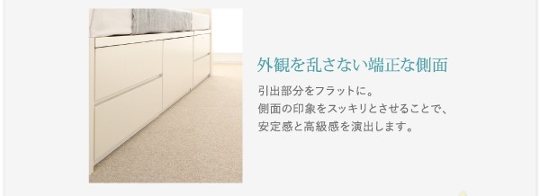 最安値定番 連結ベッド 薄型プレミアムボンネルコイルマットレス付き セット 大容量 大型 整理 収納 ファミリーチェスト タンス キャビネット ベッドの通販はau PAY マーケット - 株式会社夢の小屋|商 最安値新作