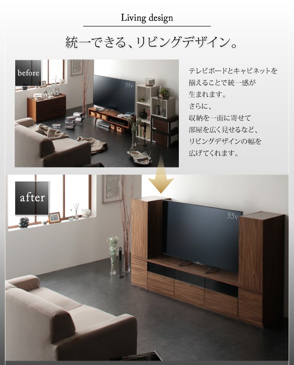 定番新作 テレビ台 ) キャビネット が選べるテレビボード シリーズ( 収の通販はau PAY マーケット - 株式会社夢の小屋|商品ロ 2点セット(テレビボード TVボード +キャビネット 整理 収納 シェルフ 戸棚 新品セール
