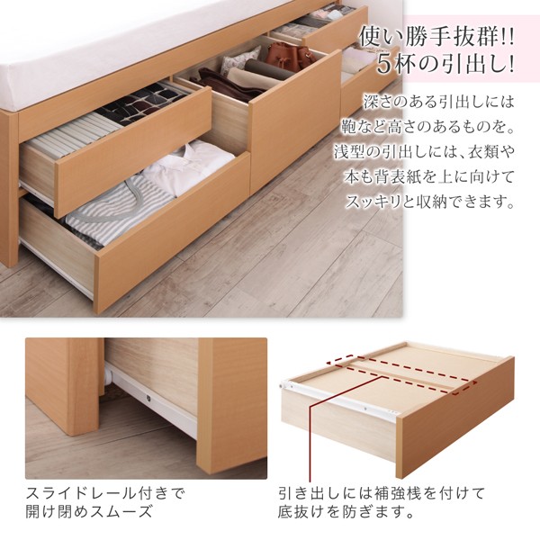 お得正規品 シングルベッド ナチュラル 薄型スタンダードポケットコイルマットレス付き すのこベッド 収納付き(幅:シングル)(奥行:レギュラー)(フレの通販はau PAY マーケット - 株式会社夢の小屋|商品 人気好評