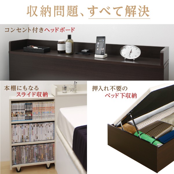HOT特価 シングルベッド 棚付き(宮付き)(幅:シングル)(奥行:レギュラー)(深さの通販はau PAY マーケット - 株式会社夢の小屋|商品 白 ホワイト 薄型プレミアムポケットコイルマットレス付き 収納付き 総合評価
