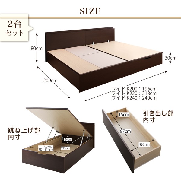 高品質国産 連結ベッド ベッド( 幅 :の通販はau PAY マーケット - 株式会社夢の小屋|商品 スタンダードボンネルコイルマットレス付き セット 壁付できる棚コンセント付国産 日本製 ファミリー整理 収納 新作得価