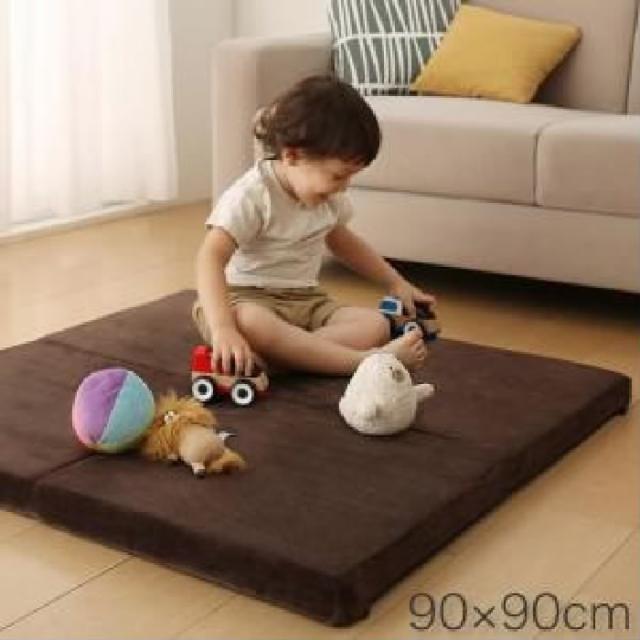 第1位獲得 ラグ ソファメーカーが作るからへたりにくい 洗える ウォッシャブル 連結ふかふかラグ サイズ 90 90cm ラグ マット色 ブラウン 好評継続中 Carlavista Com