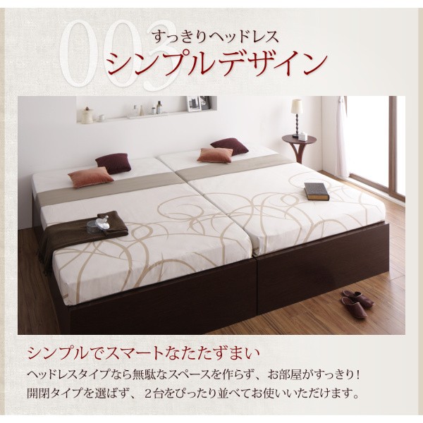 安い定番 シングルベッド 収納付き(幅:シングル)(奥行:レギュラー)(深さ:深さレギュラの通販はau PAY マーケット - 株式会社夢の小屋|商品 茶 ダークブラウン 羊毛入りゼルトスプリングマットレス付き 送料無料安い