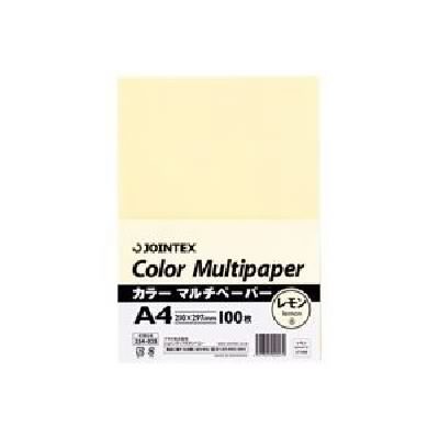 好評最新品 (業務用100セット) ジョインテックス カラーペーパー/コピー用紙 マルチタイプ 100枚入り レモン A180J-6 送料無料の通販はau PAY マーケット - 株式会社夢の小屋|商品ロットナンバー:442085837 豊富な定番