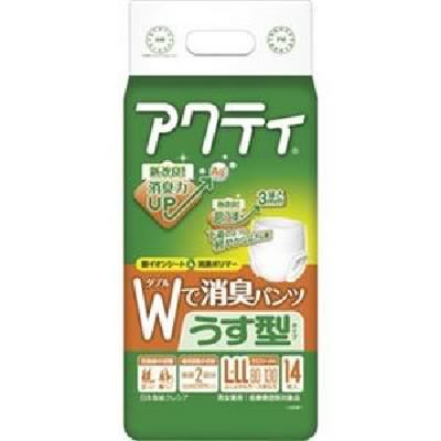 セール豊富な (まとめ)日本製 L-LL 1パック(14枚) 送料無料の通販はau PAY マーケット - 株式会社夢の小屋|商品ロットナンバー:442374902 国産 紙 クレシア アクティWで消臭パンツ うす型タイプ 得価正規品