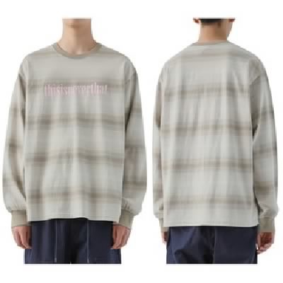 メンズファ thisisneverthat(ディスイズネバーザット)オニキスストライプLロングTシャツTN20F0113/ベージュ PAY マーケット - 株式会社夢の小屋|商品ロットナンバー:478253781 L 送料無料の通販はau ⋰させて