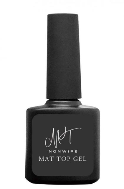 他サイト： ジェルネイル《拭き取り不要のポリッシュタイプ》MAT TOP COAT GEL ノンワイプマットトップジェル(15mL)の商品画像
