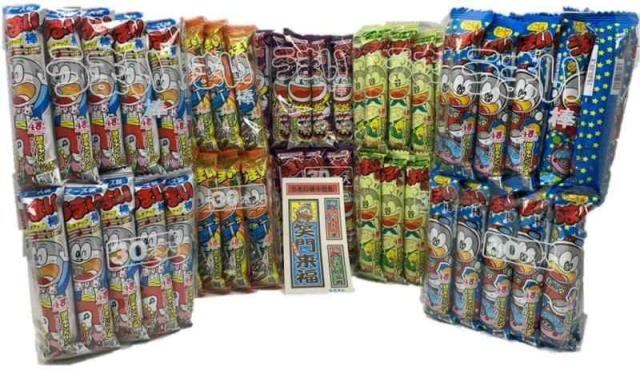 他サイト： やおきん うまい棒 5種 コーンポタージュ味・チーズ味・めんたい味・サラミ味・とんかつソース味など(生産の都合で味の変更可能性あの商品画像