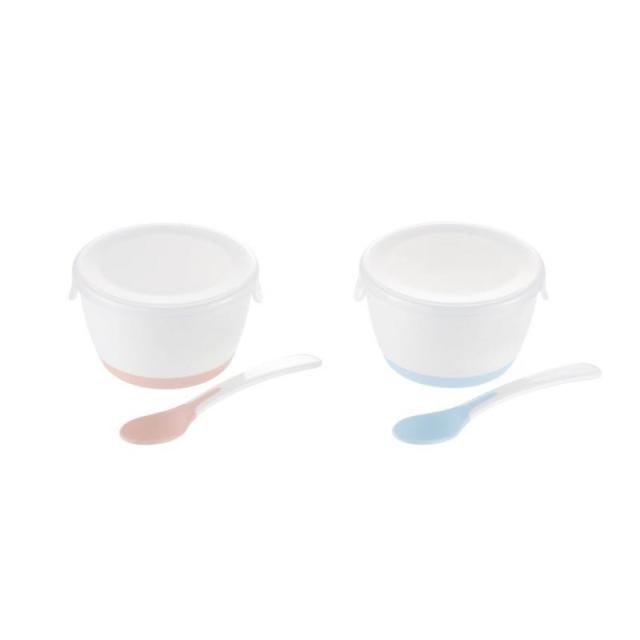 他サイト： リッチェル(Richell) 離乳食カップ ピンク&ブルー 1個 (x 1) 4973655209578の商品画像