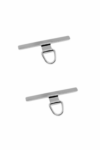 他サイト： [wumio] ステンレス スマホストラップホルダー T型 シルバー 2個セット スリム 携帯 ネックストラップ スマホ ストラの商品画像