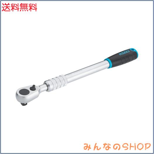 他サイト： ハゼット(HAZET) HiPer 伸縮リバーシブルラチェット トルクレンチ ブルー/ブラック/グレーボールロック付き 連続延長の商品画像