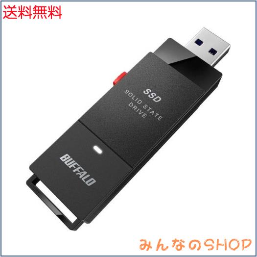 他サイト： BUFFALO バッファロー 外付けSSD ブラック 1.0TB SSD-PUT1.0U3-BKAの商品画像