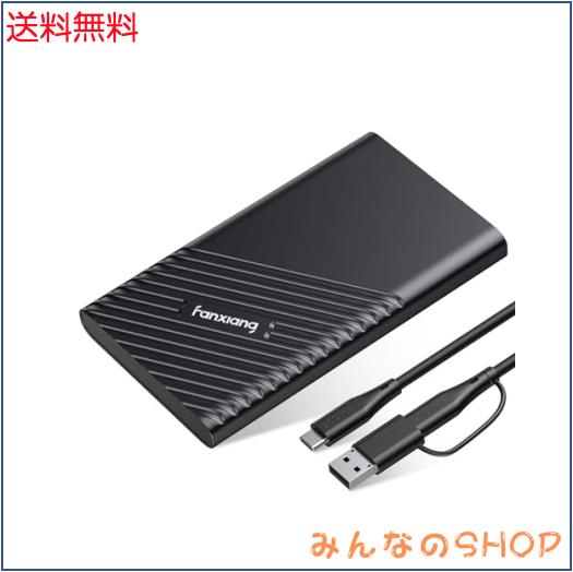 他サイト： fanxiang ssd 500gb 外付け【PS4/PS5対応】USB Type-C 【最大読込2,050MB/s】 小型 ポの商品画像