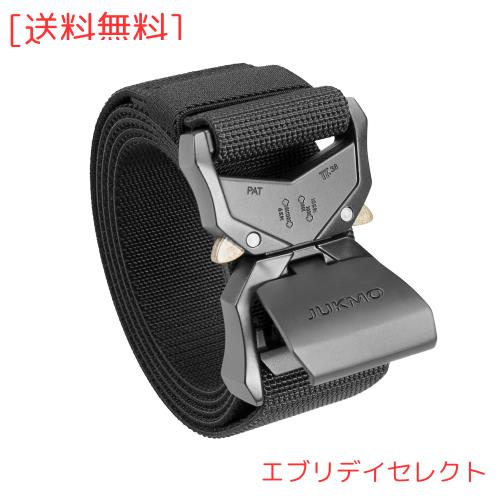 他サイト： [JUKMO] 作業用ベルト メンズ タクティカルベルト ミリタリーベルト クイックリリースバックル付き (ブラック, M-腰のの商品画像