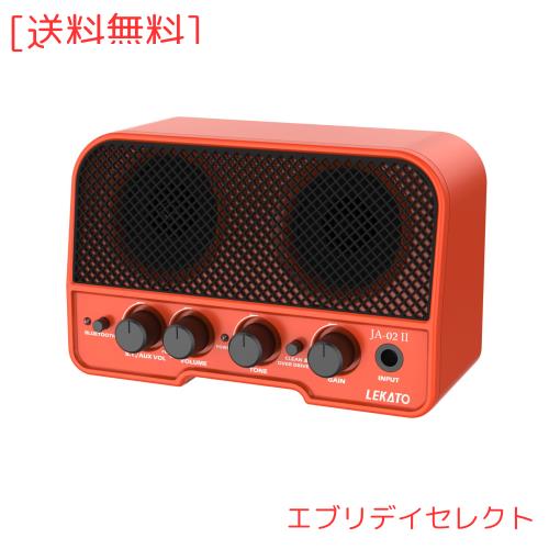 他サイト： LEKATO ミニギターアンプ エレキギターアンプ 2つサウンドチャンネル 5W Bluetooth機能 ヘッドホン端子搭載 音の商品画像