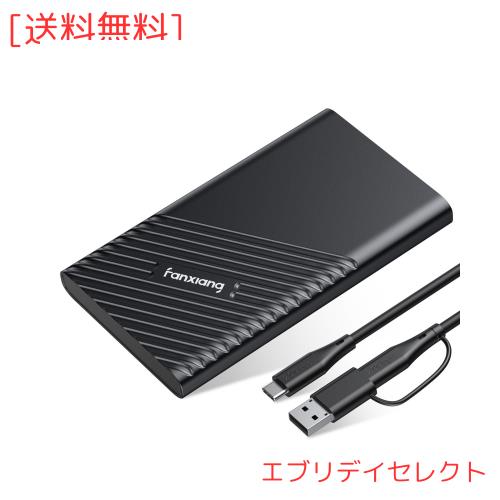 他サイト： fanxiang ssd 500gb 外付け【PS4/PS5対応】USB Type-C 【最大読込2,050MB/s】 小型 ポの商品画像