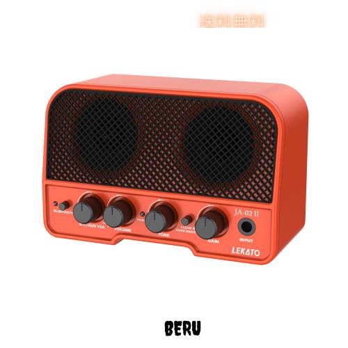 他サイト： LEKATO ミニギターアンプ エレキギターアンプ 2つサウンドチャンネル 5W Bluetooth 機能対応 ヘッドホンアンプの商品画像