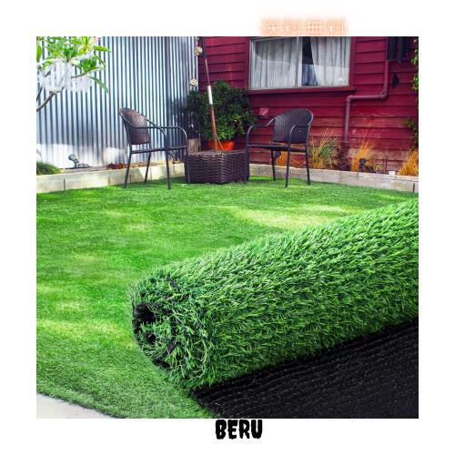 他サイト： 人工芝 ロール 芝丈20mm 1mx10m 透水タイプ 防草シート 芝生 ガーデニング ベランダ U字釘付き ラッシュグリーン(の商品画像