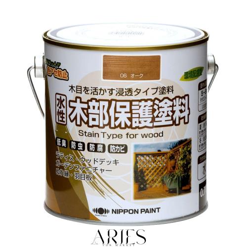 他サイト： ニッペ ペンキ 塗料 水性木部保護塗料 0.7L オーク 水性 屋外 ステイン 日本製 4976124544156の商品画像