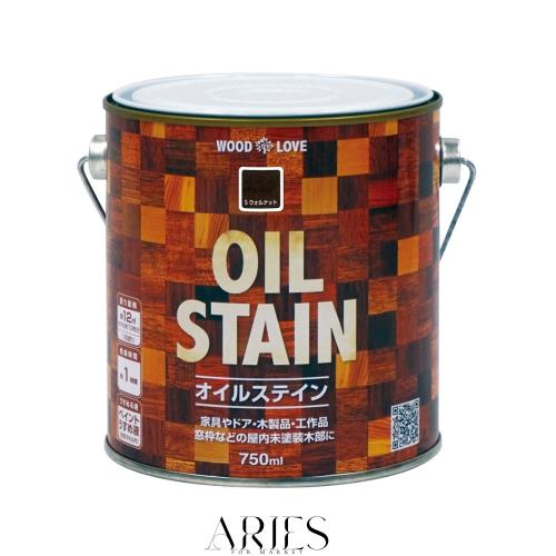 他サイト： ニッペ(Nippe) WOOD LOVE オイルステイン Sウォルナット 750ml 油性 屋内 ステイン 日本製 497612の商品画像