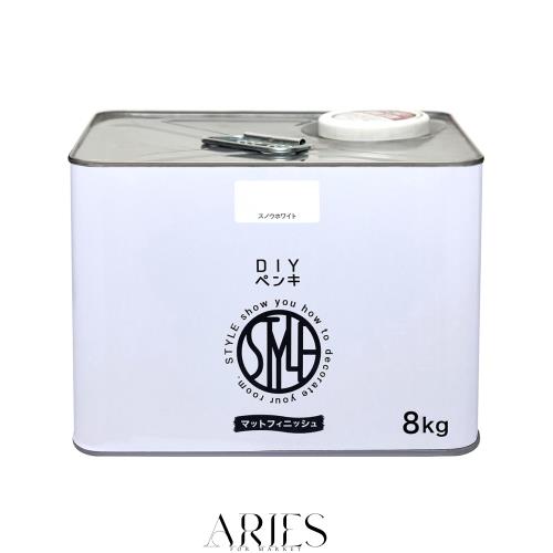 他サイト： ニッペ(Nippe) ペンキ 塗料 STYLE DIYペンキ(缶タイプ) 8kg スノウホワイト 水性 つやなし 屋内 日本製 の商品画像
