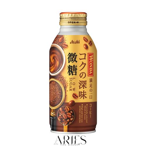 他サイト： アサヒ飲料 WONDA(ワンダ) コクの深味 微糖 370gボトル缶×24本入×(2ケース)の商品画像