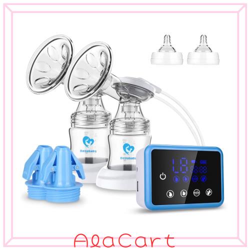 他サイト： Bellababy 搾乳器 電動 さく乳器 ダブルポンプ BPAフリ 母乳保存バッグ 10個付き 日本語説明書付きの商品画像