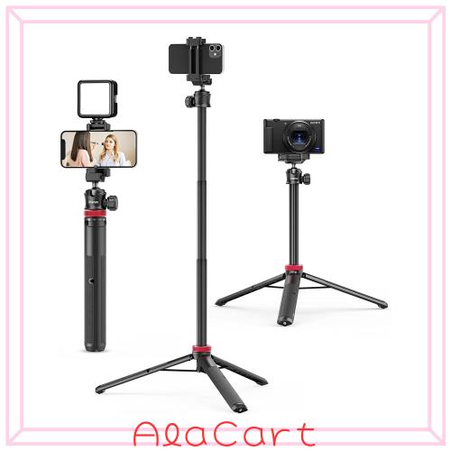 他サイト： Ulanzi MT-44 三脚 スマホ三脚 カメラ三脚 147cm ビデオカメラ 自撮り棒 2in1スマホクリップデザイン 32の商品画像