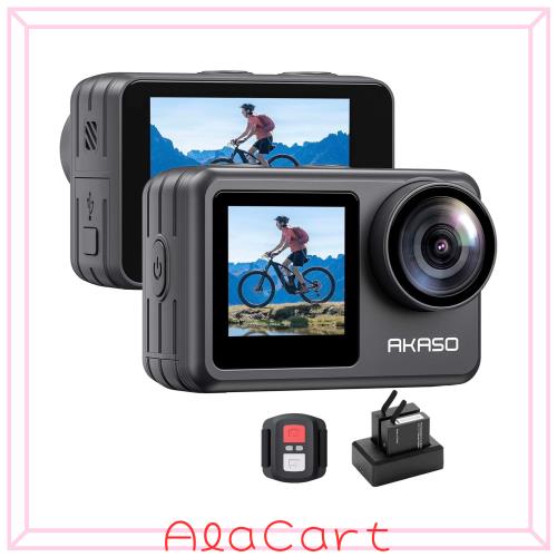 他サイト： AKASO Brave 7 LE アクションカメラ 4K60FPS 20MP IPX7本機防水 40M防水 水中カメラ 六軸手ぶの商品画像