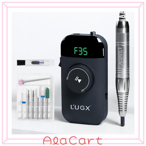 他サイト： L’UGX 電動ネイルマシン 35000RPM ブラシレス ネイルドリル 研磨 爪磨き 自宅サロン用 低騒音 低振動 8個のビッの商品画像