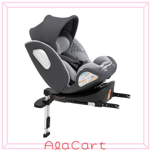 他サイト： Vasacava チャイルドシート 新生児 isofix 回転式 360° リクライニング シートベルト固定式 サポートレッグ の商品画像