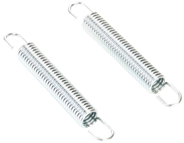 他サイト： キタコ(KITACO) マフラースプリングセット(EX/10×75mm) 汎用 2本1セット シルバー 542-9999000の商品画像