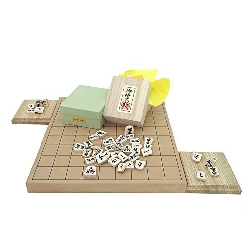 高級将棋盤 ６寸 桂 デラックスセット 新品 高級将棋盤 6寸 桂 デラックスセット 新品（完全木製版