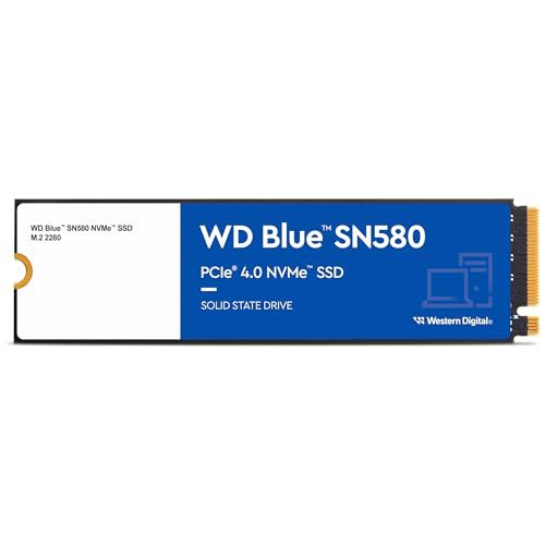 他サイト： ウエスタンデジタル 1TB WD Blue SN580 NVMe 内蔵ソリッドステートドライブ SSD - Gen4 x4 PCの商品画像