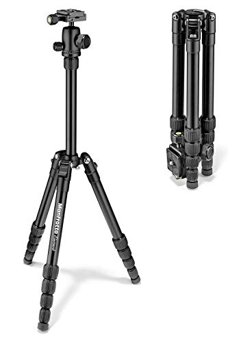 他サイト： Manfrotto 三脚 Elementトラベル三脚 スモール ブラック アルミ製 最大耐荷重4kg 5段 コンパクト 運動会 の商品画像