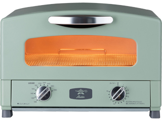 他サイト： ALADDIN アラジン AET-GS13C(G) グラファイト トースター(2枚焼き)グリーンの商品画像