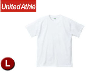 他サイト： United Athle ユナイテッドアスレ 【ユニセックス】5.6オンス ハイクオリティー Tシャツ 【ホワイト】【Lサイズ】の商品画像