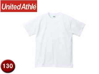 他サイト： United Athle/ユナイテッドアスレ 500102W  5.6オンスTシャツ キッズサイズ 【130】 (ホワイト)の商品画像